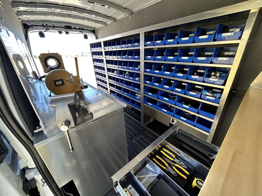 mobile-hose-vehicle-van-build-utah.jpg Heritage Mobile Hose Vehicle van build with hose assembly equipment